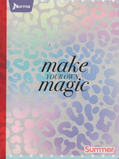 Cuaderno cosido cuadriculado niña x 50 Make your own magic