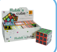 Cubo Rubik 6220 3X3 Negro/Neón P288