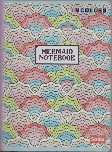 Cuaderno cosido cuadriculado niña x 100 hojas Mermais notebook