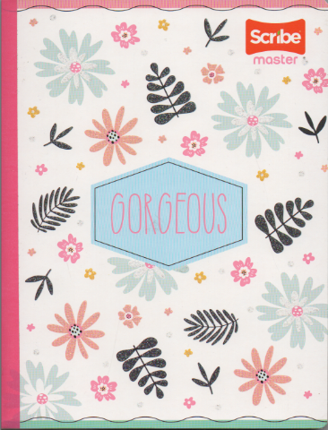 Cuaderno cosido rayado niña x 100 hojas Gorgeous