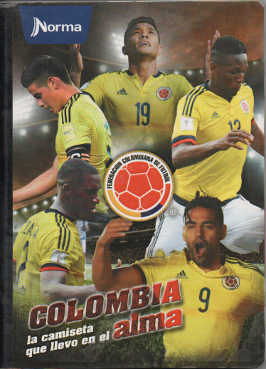 Cuaderno cosido rayado niño x 100 Selección Colombia