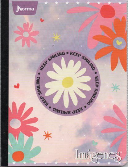 Cuaderno cosido ferrocarril niña x 50 Keep smiling