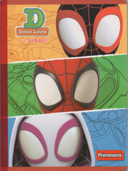 Cuaderno cuadritos tipo D 100 hojas Spider universe