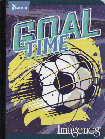 Cuaderno niño ferrocarril 50 hojas Goal Time