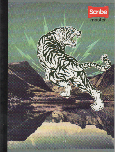 Cuaderno niño ferrocarril 50 hojas Tiger