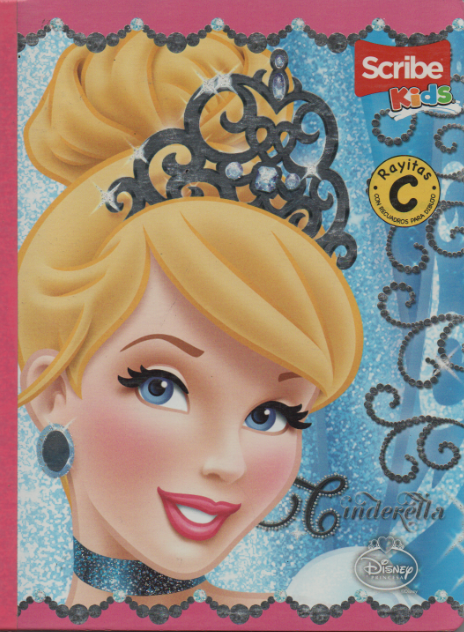 Cuaderno niña rengloncitos tipo C 100 hojas Princesa