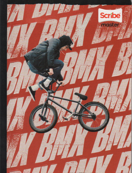 Cuaderno cosido cuadriculado niño x 100 hojas BMX