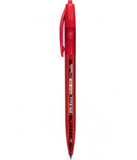 Esféro ROJO semi-gel retráctil OE-047 Offiesco