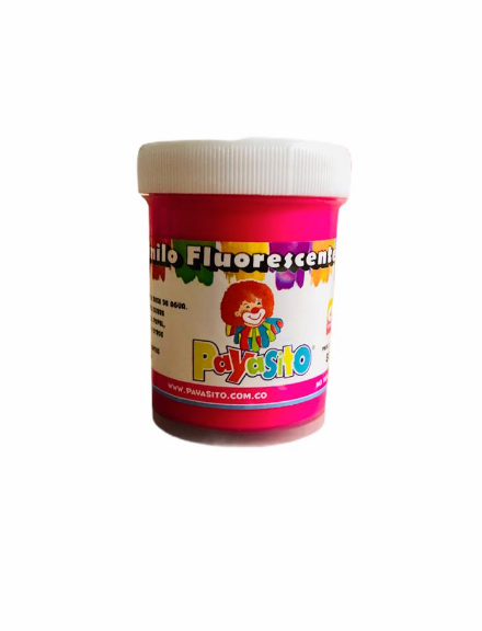 Vinilos payasito fucsia fluorecente 80G xUN