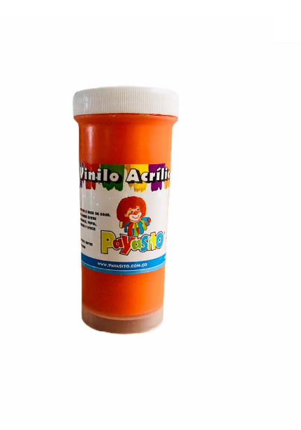 Vinilos payasito 125G naranja xUN